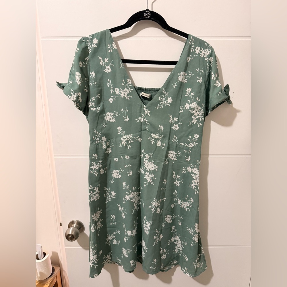 Abercrombie & Fitch Sage Floral Mini Dress